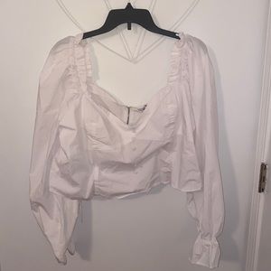 Fashion Nova white blouse